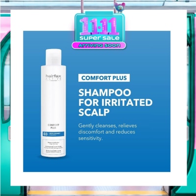HAIRFAX Comfort Plus Shampoo (For Soothing & Calming Senstive & Irritated Scalp) 200ml image