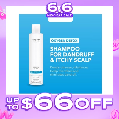 HAIRFAX - Oxygen Detox Shampoo (For Dandruff & Itchy Scalp) 200ml