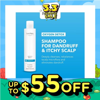 HAIRFAX Oxygen Detox Shampoo (For Dandruff & Itchy Scalp) 200ml