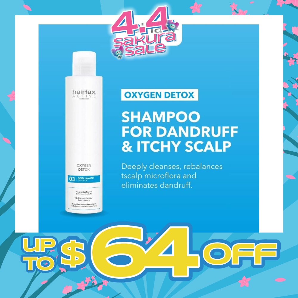 Oxygen Detox Shampoo (For Dandruff & Itchy Scalp) 200ml