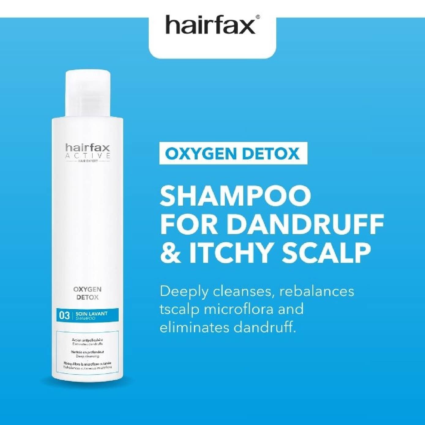 Oxygen Detox Shampoo (For Dandruff & Itchy Scalp) 200ml