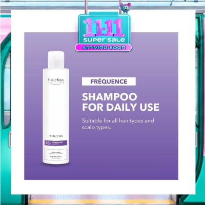 HAIRFAX Frequence Shampoo (For Daily Use & All Hair Types) 200ml image