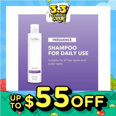 HAIRFAX Frequence Shampoo (For Daily Use & All Hair Types) 200ml