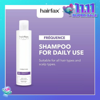 HAIRFAX Frequence Shampoo (For Daily Use & All Hair Types) 200ml