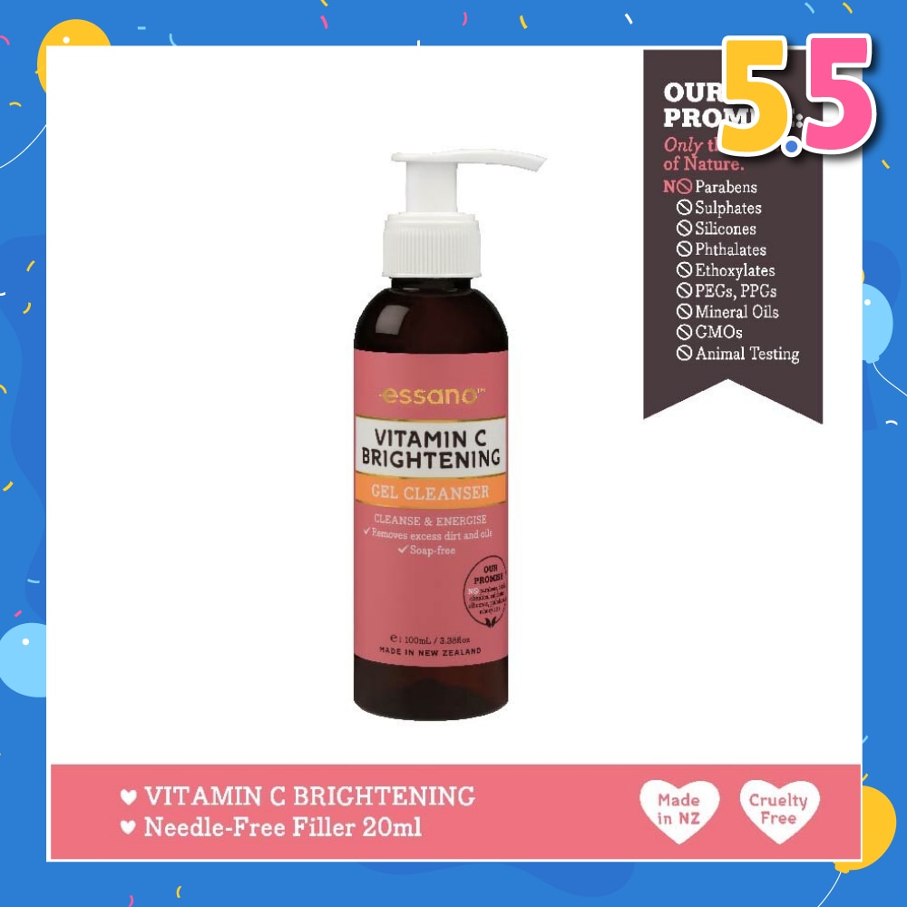 Vitamin C Brightening Gel Cleanser (Brighten And Energise Your Complexion Without Drying The Skin) 100ml