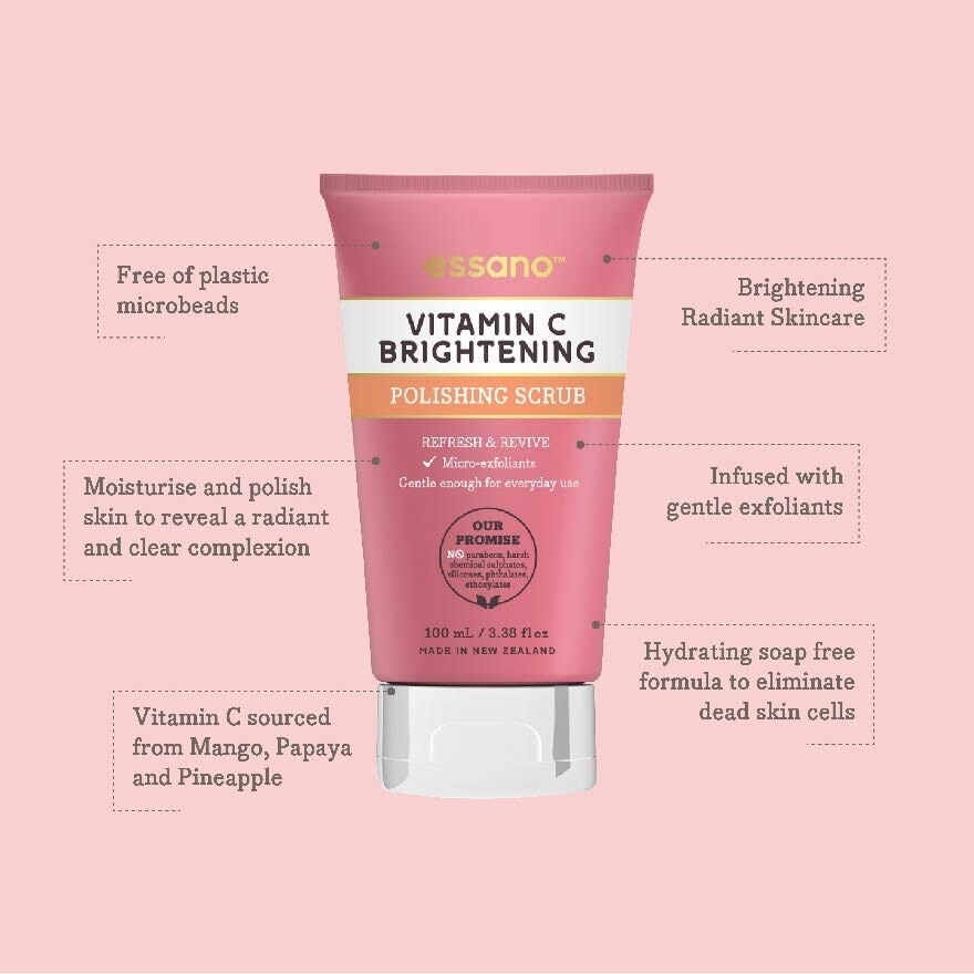 Vitamin C Brightening Polishing Scrub (Eliminates Dead Skin Cells To Reveal A Radiant And Clear Complexion) 100ml