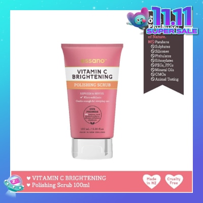 ESSANO Vitamin C Brightening Polishing Scrub (Eliminates Dead Skin Cells To Reveal A Radiant And Clear Complexion) 100ml