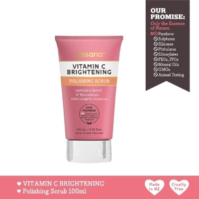 ESSANO Vitamin C Brightening Polishing Scrub (Eliminates Dead Skin Cells To Reveal A Radiant And Clear Complexion) 100ml