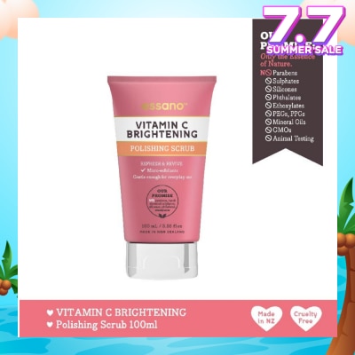ESSANO Vitamin C Brightening Polishing Scrub (Eliminates Dead Skin Cells To Reveal A Radiant And Clear Complexion) 100ml