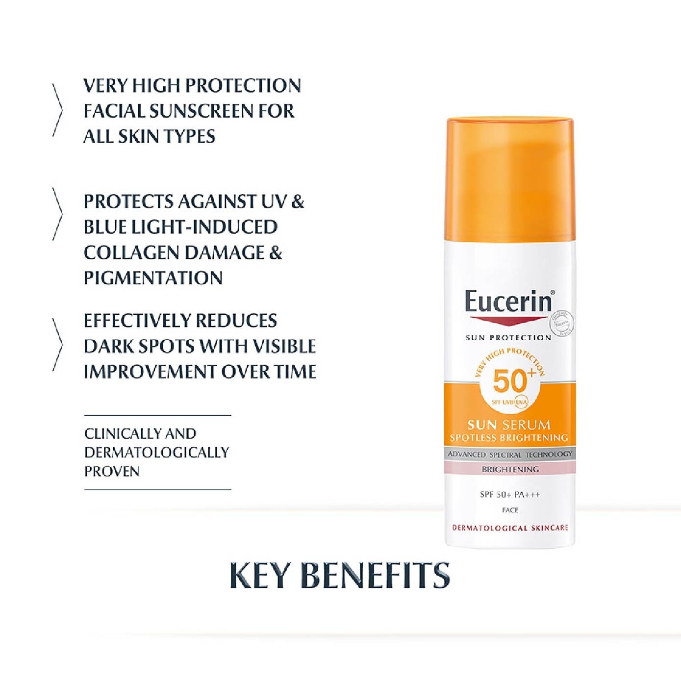 Sun Serum Double Whitening SPF50+ (Protect Face from Sun-Induced Skin Damage) 50ml