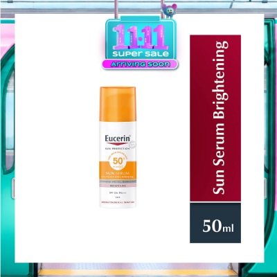EUCERIN Sun Serum Double Whitening SPF50+ (Protect Face from Sun Induced Skin Damage) 50ml image