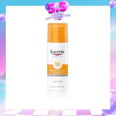 EUCERIN - Sun Protection Photoaging Control Sun Screen SPF50 PA+++ (Helps Neutralize Free Radicals Reduce Appearance of Wrinkles) 50ml