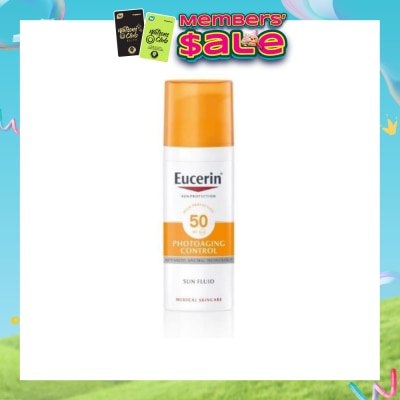 EUCERIN - Sun Protection Photoaging Control Sun Screen SPF50 PA+++ (Helps Neutralize Free Radicals Reduce Appearance of Wrinkles) 50ml