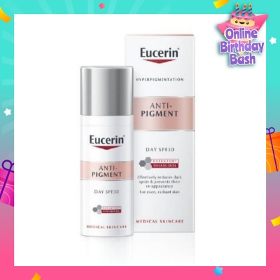 EUCERIN Anti Pigment Day SPF30 (For Radiant & Even Skin + Effectively Reduces Dark Spots) 50ml