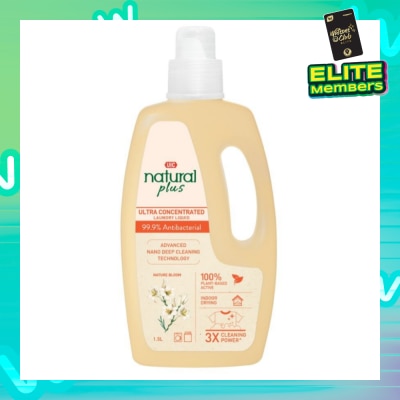 UIC Natural Plus Ultra Concentrated Laundry Liquid Detergent (99.9% Antibacterial) 1.5L