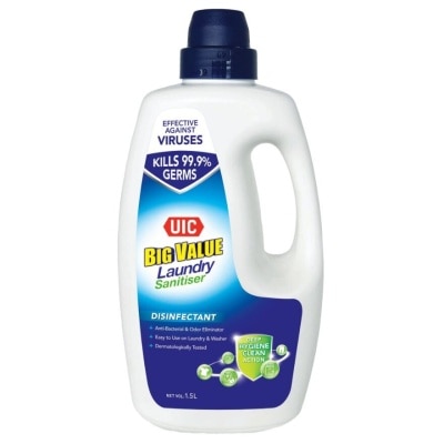 UIC Big Value Laundry Sanitiser (Kills 99.9% Germs & Odor Eliminator) 1.5L