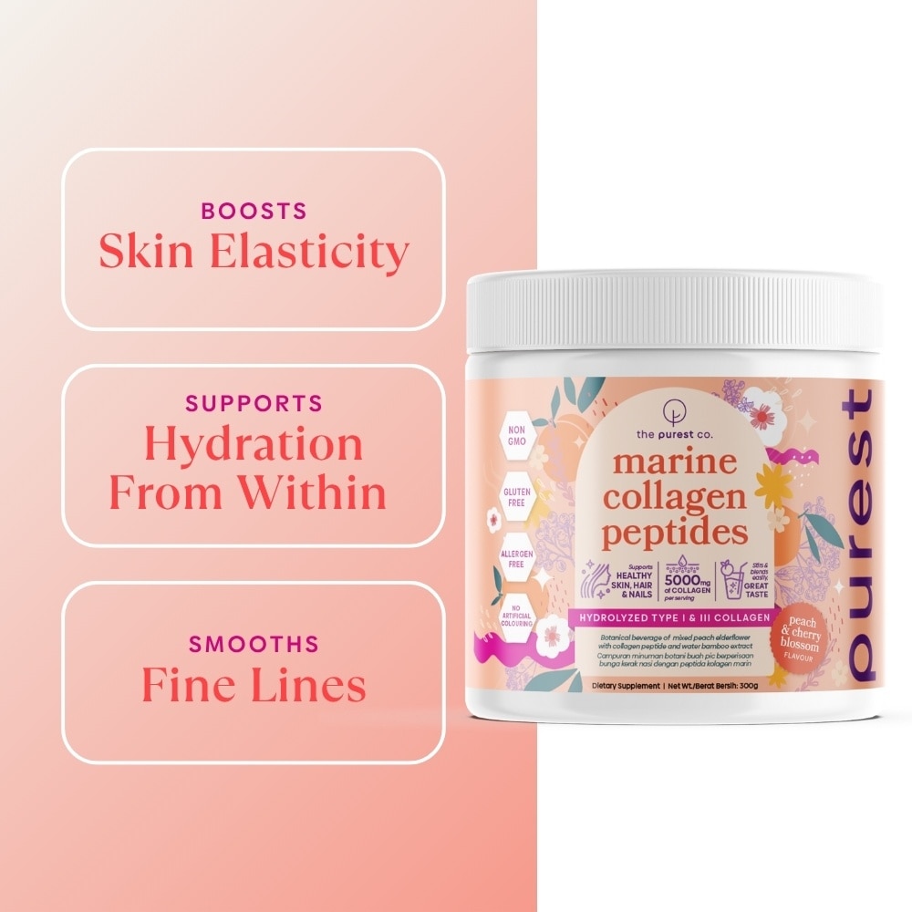 Marine Collagen Peptides (Skin Hydration, Skin Moisturizing, Hair And Nail Vitality) 300g
