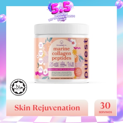 THE PUREST CO - Marine Collagen Peptides (Skin Hydration, Skin Moisturizing, Hair And Nail Vitality) 300g