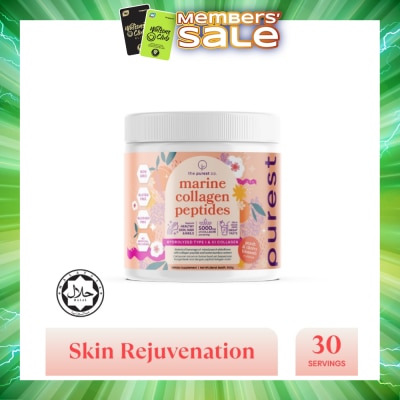 THE PUREST CO - Marine Collagen Peptides (Skin Hydration, Skin Moisturizing, Hair And Nail Vitality) 300g