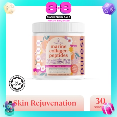 THE PUREST CO - Marine Collagen Peptides (Skin Hydration, Skin Moisturizing, Hair And Nail Vitality) 300g