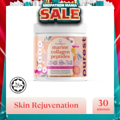 THE PUREST CO - Marine Collagen Peptides (Skin Hydration, Skin Moisturizing, Hair And Nail Vitality) 300g