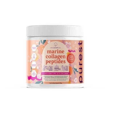 THE PUREST CO Marine Collagen Peptides (Skin Hydration, Skin Moisturizing, Hair And Nail Vitality) 300g