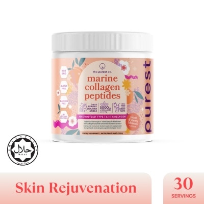 THE PUREST CO Marine Collagen Peptides (Skin Hydration, Skin Moisturizing, Hair And Nail Vitality) 300g