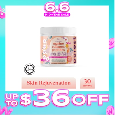 THE PUREST CO - Marine Collagen Peptides (Skin Hydration, Skin Moisturizing, Hair And Nail Vitality) 300g