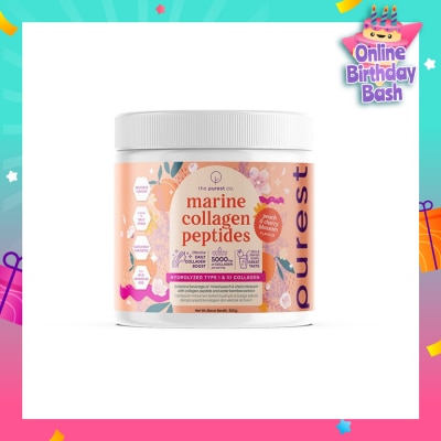 THE PUREST CO Marine Collagen Peptides (Skin Hydration, Skin Moisturizing, Hair And Nail Vitality) 300g
