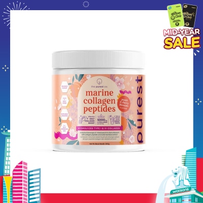 THE PUREST CO Marine Collagen Peptides (Skin Hydration, Skin Moisturizing, Hair And Nail Vitality) 300g