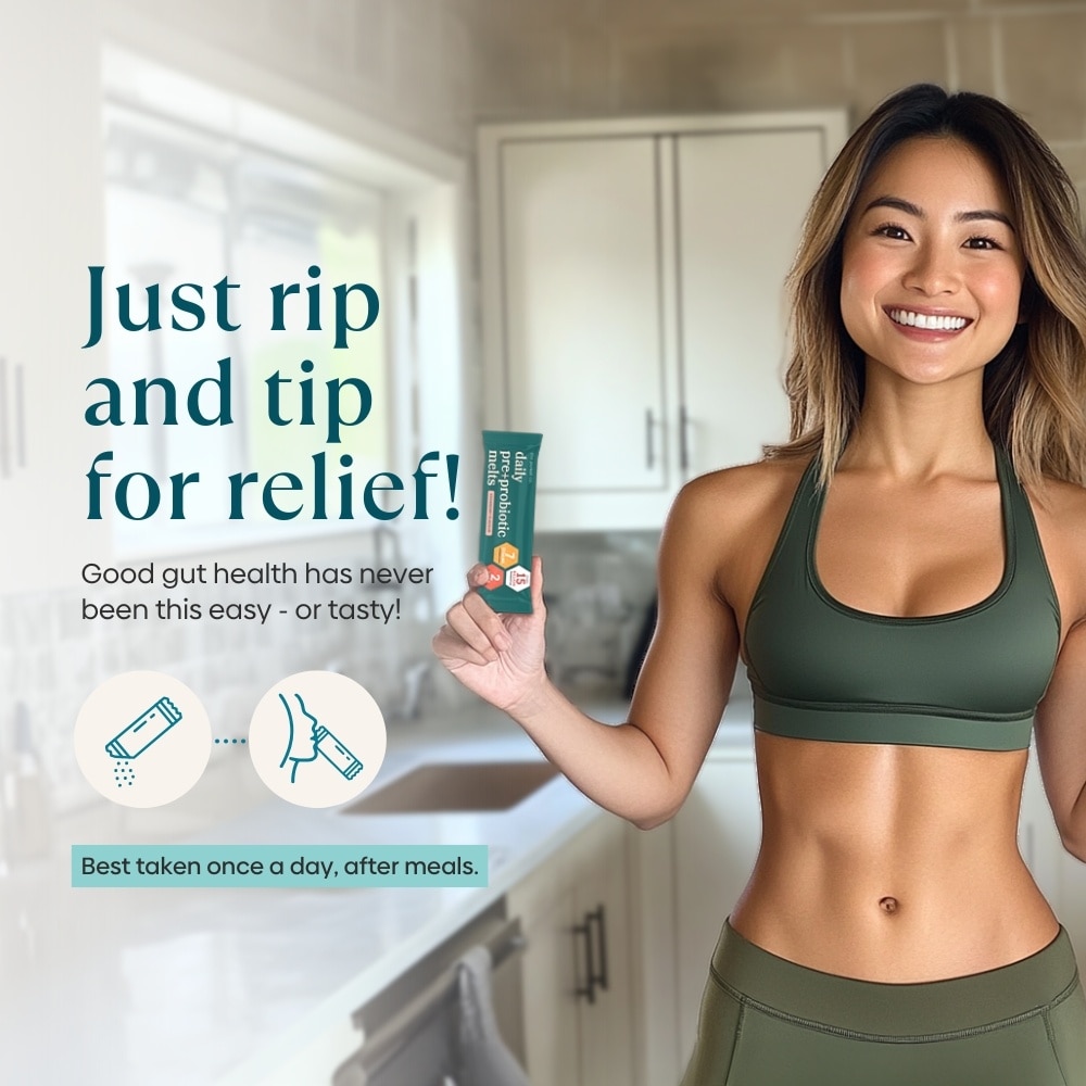 Daily Pre+Probiotic Melts (To Support Digestive Health And Foster Healthy Gut) Sachets 30s