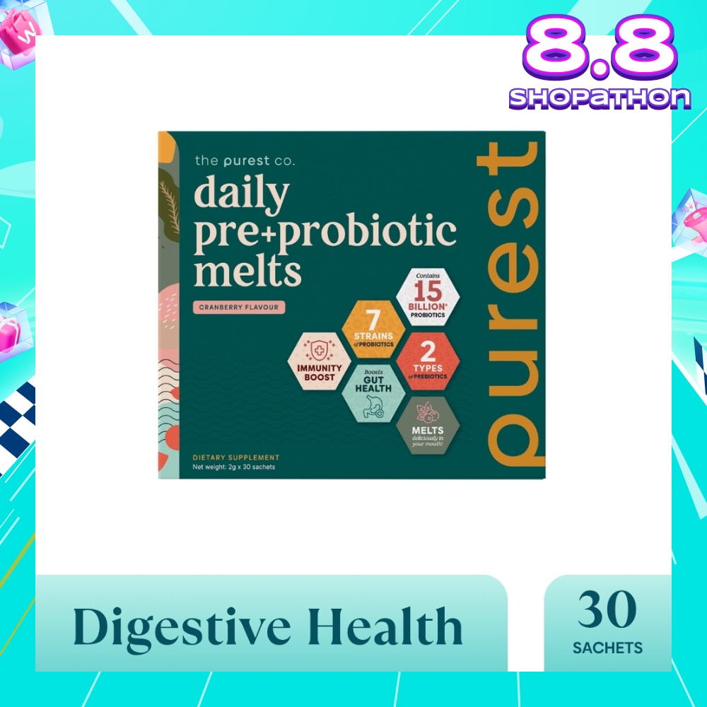 Daily Pre+Probiotic Melts (To Support Digestive Health And Foster Healthy Gut) Sachets 30s