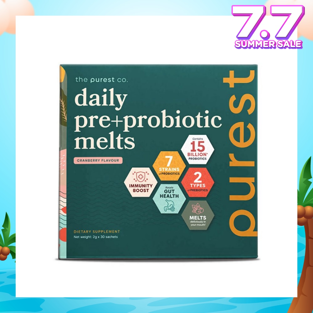 Daily Pre+Probiotic Melts (To Support Digestive Health And Foster Healthy Gut) Sachets 30s
