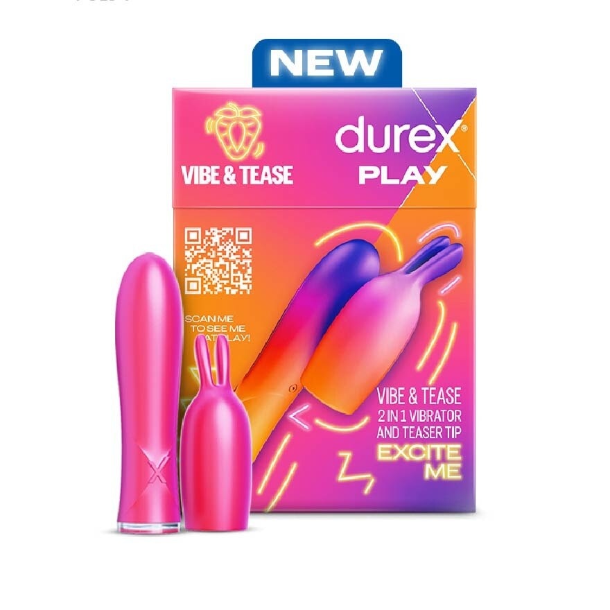 Play 2 In 1 Vibrator And Teaser Tip Toy 1s