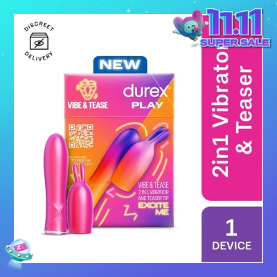 DUREX Play 2 In 1 Vibrator And Teaser Tip Toy 1s