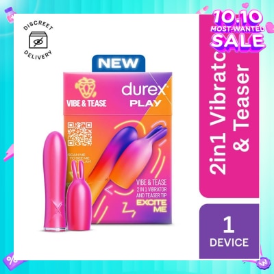 DUREX Play 2 In 1 Vibrator And Teaser Tip Toy 1s