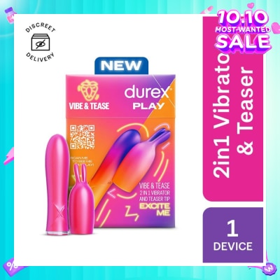 DUREX Play 2 In 1 Vibrator And Teaser Tip Toy 1s