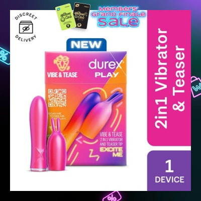 DUREX Play 2 In 1 Vibrator And Teaser Tip Toy 1s