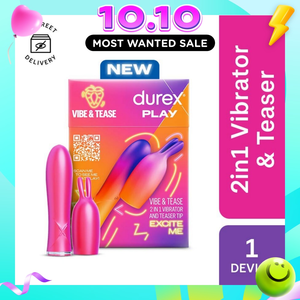 Play 2 In 1 Vibrator And Teaser Tip Toy 1s image