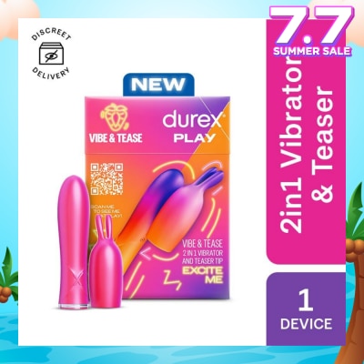 DUREX Play 2 In 1 Vibrator And Teaser Tip Toy 1s