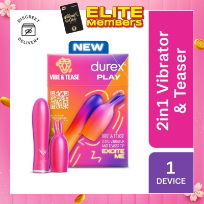 DUREX Play 2 In 1 Vibrator And Teaser Tip Toy 1s