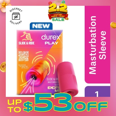 DUREX Play Masturbation Sleeve Toy (100% Waterproof Design) 1s