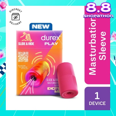 DUREX Play Masturbation Sleeve Toy (100% Waterproof Design) 1s