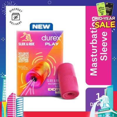 DUREX Play Masturbation Sleeve Toy (100% Waterproof Design) 1s