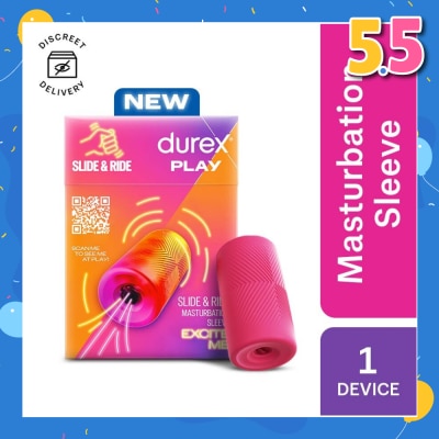 DUREX Play Masturbation Sleeve Toy (100% Waterproof Design) 1s