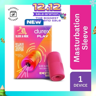 DUREX Play Masturbation Sleeve Toy (100% Waterproof Design) 1s