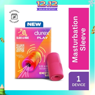 DUREX Play Masturbation Sleeve Toy (100% Waterproof Design) 1s