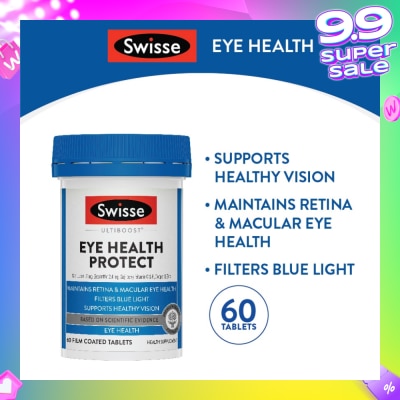SWISSE Ultiboost Eye Health Protect Supplement Tablet 60s (Expiry: Feb`2026)