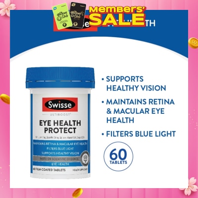SWISSE Ultiboost Eye Health Protect Supplement Tablet 60s