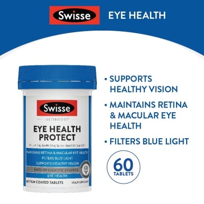 SWISSE Ultiboost Eye Health Protect Supplement Tablet (Maintains Retina & Macular Eye Health) 60s